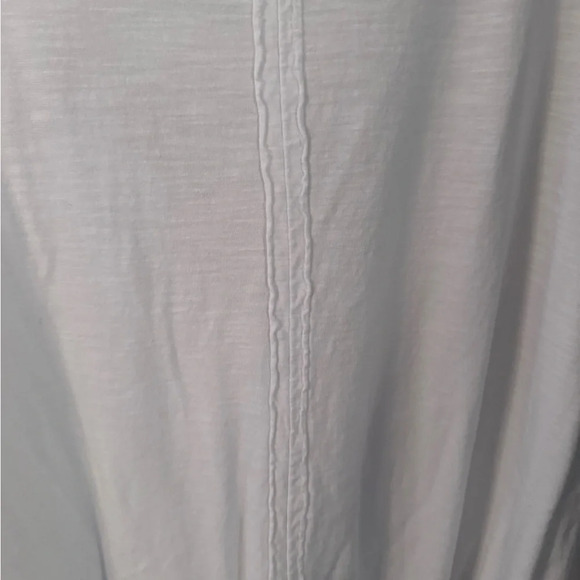 NEW Pilcro Anthropologie White V-Neck Cotton  Blend Shirt Size 3X - Picture 5 of 10